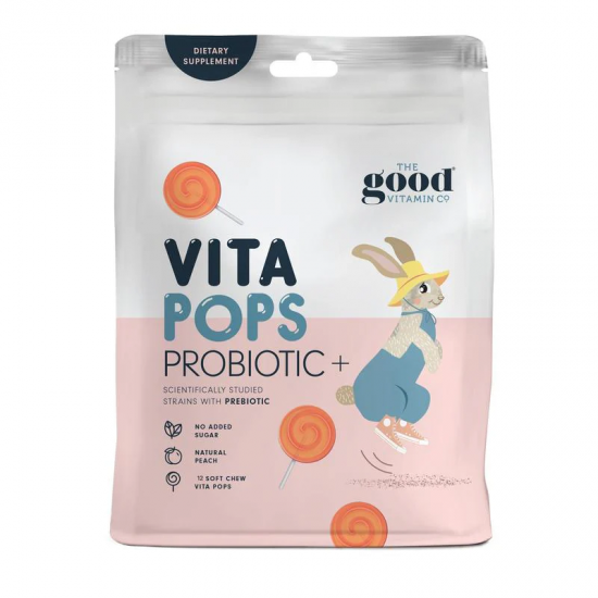 The Good Vitamin CO 儿童益生菌棒棒糖 12只装 桃子味 保质期2027.12 The Good Vitamin CO 儿童益生菌棒棒糖 12只装 桃子味 保质期2027.12